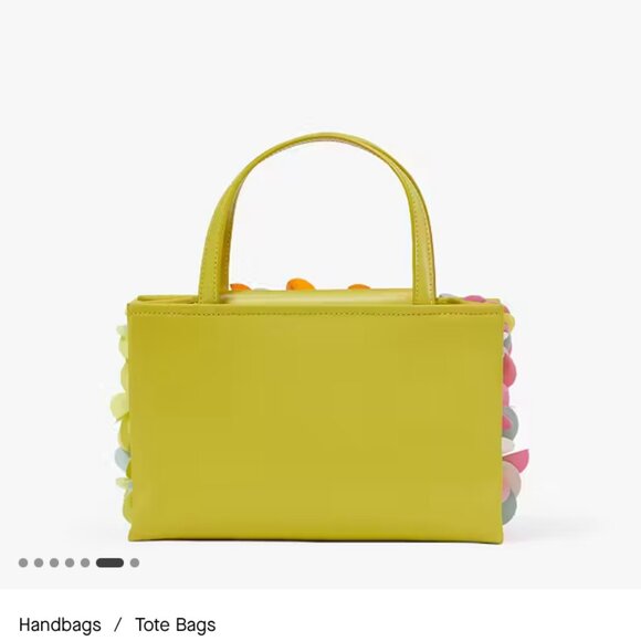 New KATE SPADE Sam Icon Bouquet Floral Embellished Small Tote Crossbody - NWT - Picture 5 of 8